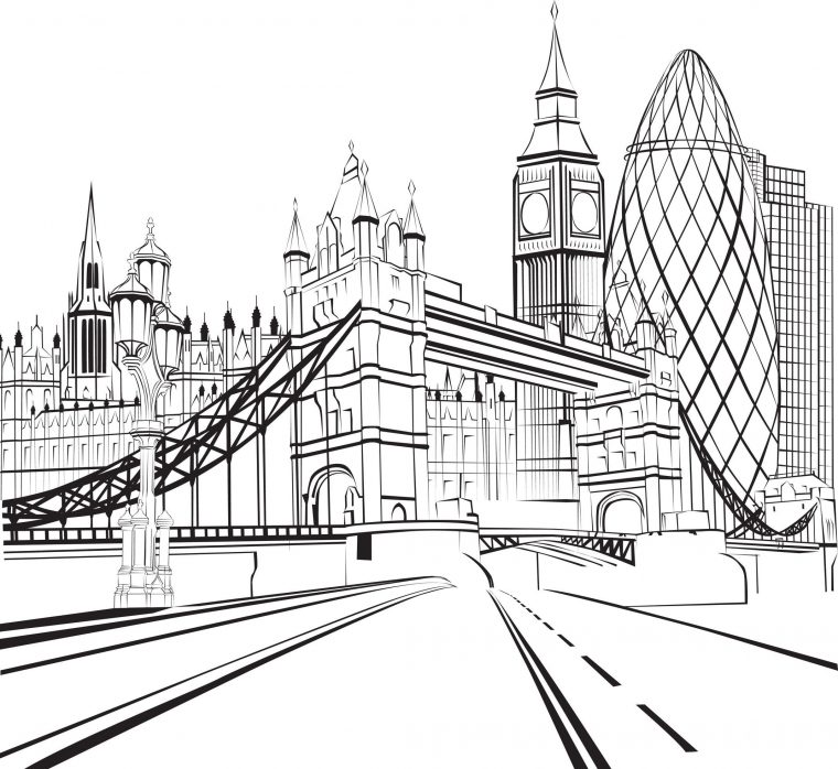Luxe Coloriage London A Imprimer | Haut Coloriage Hd-Images Et dedans Dessin A Colorier Et A Imprimer Ùni