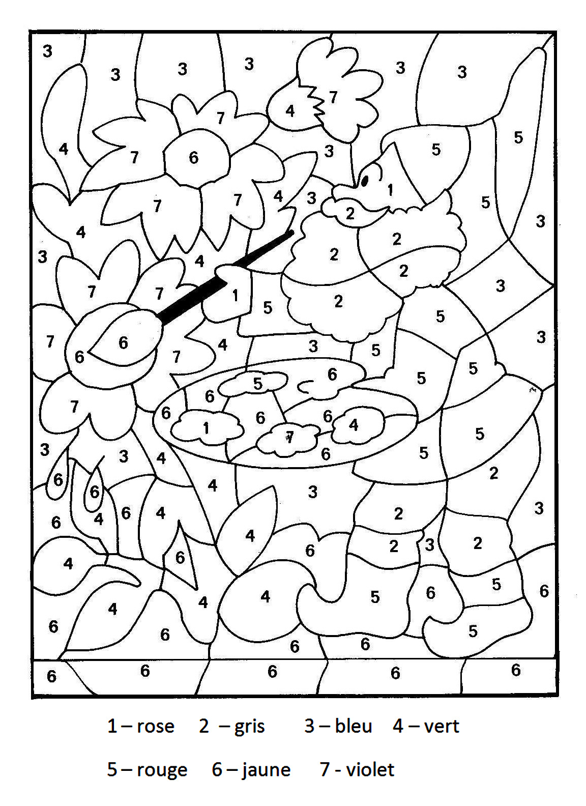 Magique Peintre - Coloriage Magique - Coloriages Pour Enfants intérieur Coloriage Magique 1 À 4