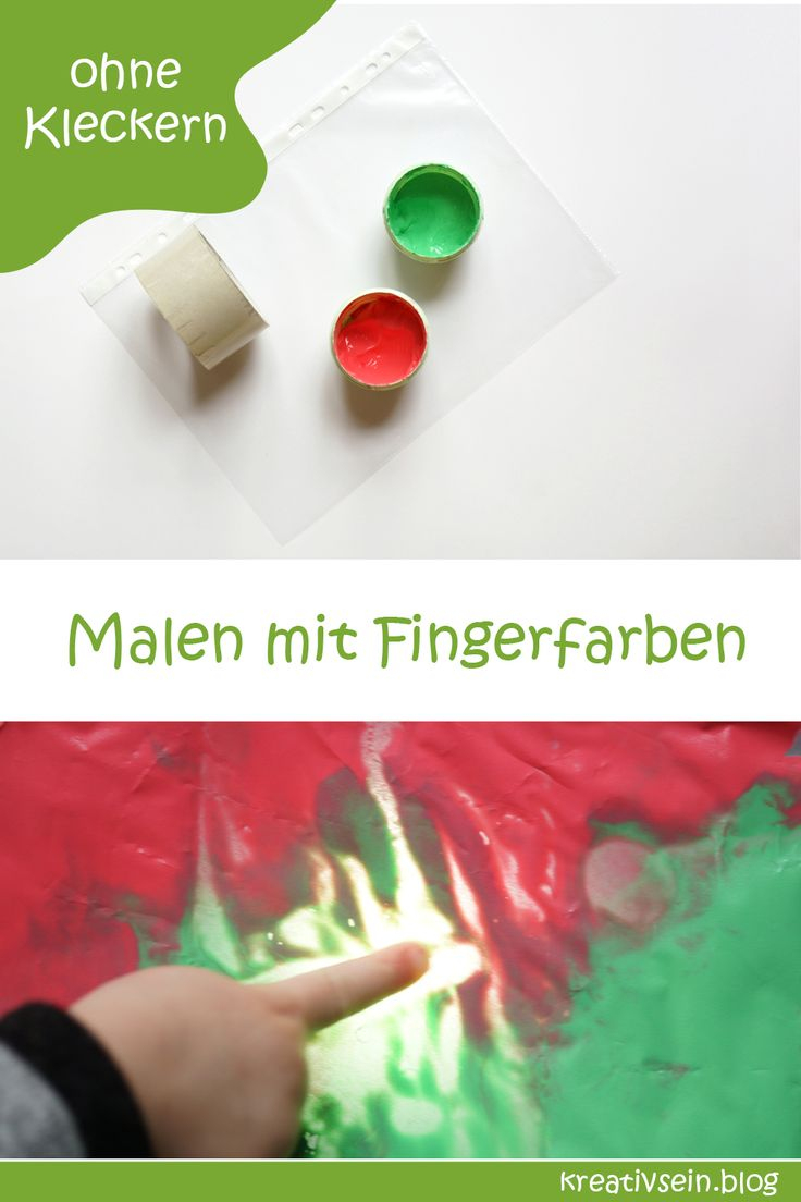 Malen Mit Fingerfarben Ohne Kleckern – Kreativsein.blog | Fingerfarben à Malen Mit Fingerfarben