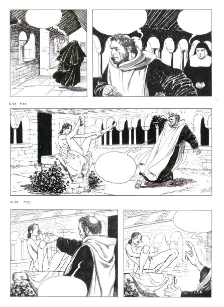 Manara Planche 33 De L'Album Le Déclic Tome 4. Édite En 2001 Chez Albin dedans Album De Coloriage En Ligne