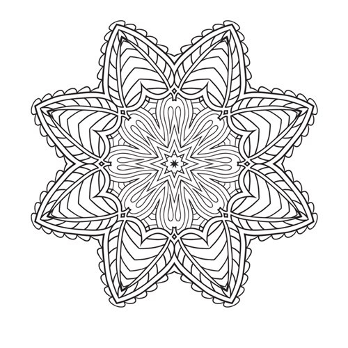 Mandala N° 2 En Coloriage À Imprimer – Magicmaman avec Jeux De Coloriage Mandala Pour Jouer