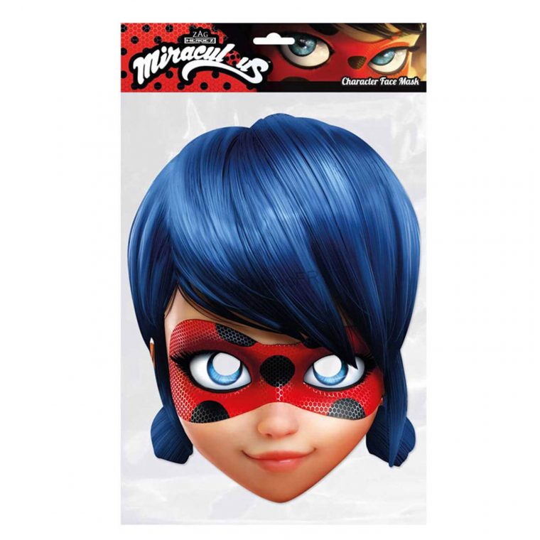 Masque En Carton Miraculous Ladybug™ – Masque – Rue De La Fête destiné Ladybug A Decouper