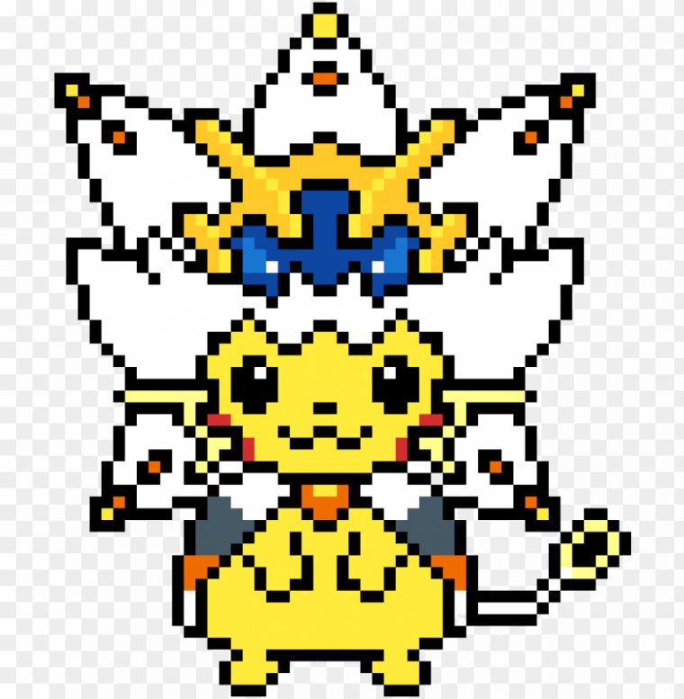 Meilleur Pour Dessin Pixel Pikachu Deguise – Bethwyns Project avec Tuto Nymphali Pokacmon