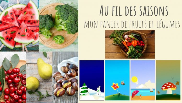 Mes Fruits Et Légumes De Saison Pour L'Année destiné Comptine Pour Enfant Enfant Fruit Et Legume