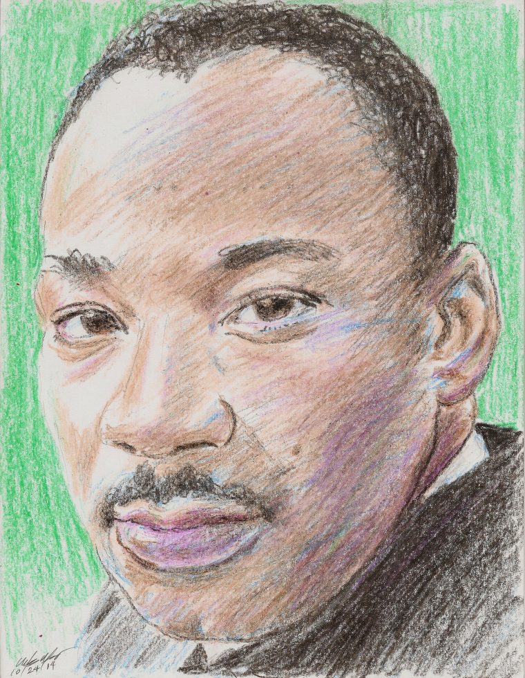 My Crayons Drawing Of The Reverend Dr Martin Luther King Jr. | Martin tout Martin Luther King Jr Dibujos