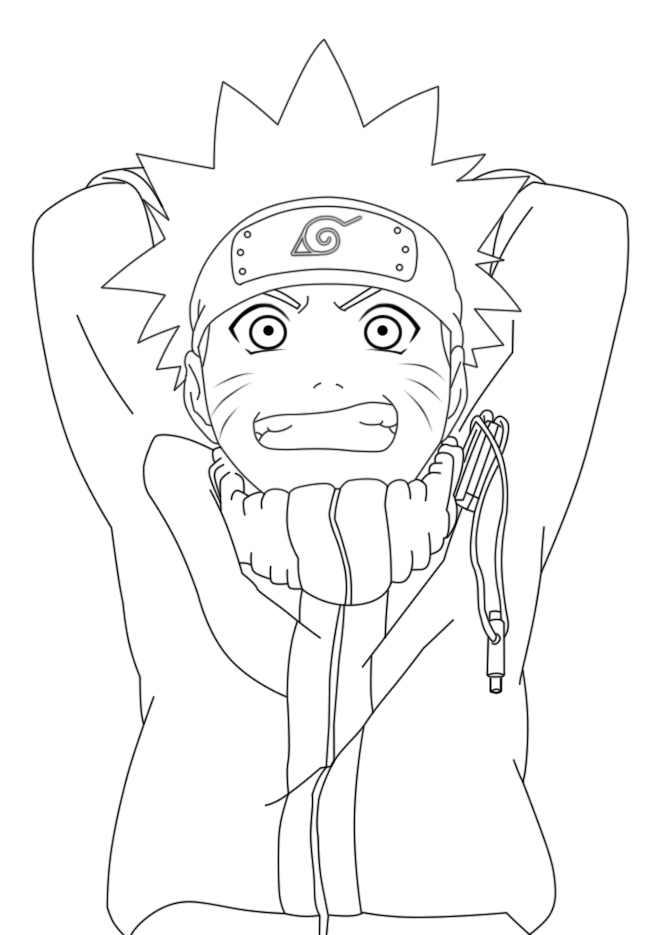Naruto Uzumaki Dessin destiné Coloriage En Ligne Naruto