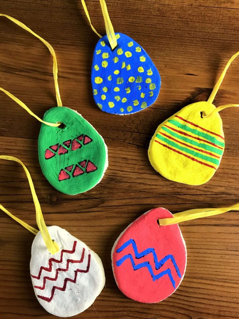 Ostereier Aus Salzteig – Bastelanleitung Für Kleine Künstler | Basteln encequiconcerne Basteln Ostern Kinder