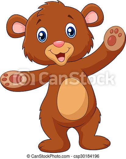 Ours, Bébé, Heureux, Brun, Dessin Animé. Ours, Bébé, Heureux destiné Dessin Anime Ours Brun