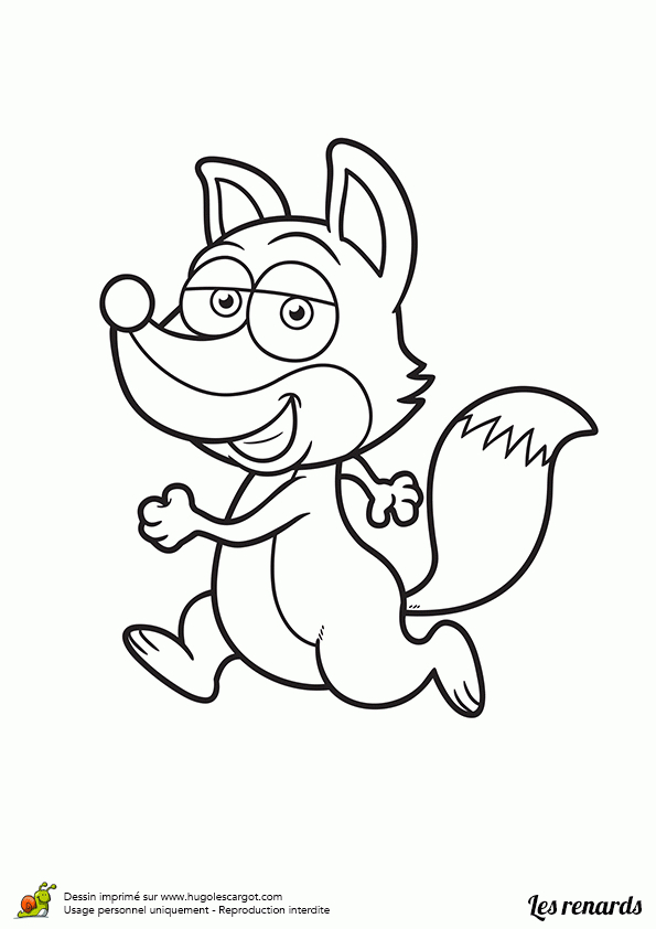 , Page 1 Sur 16 Sur Hugolescargot | Coloriage Renard, Coloriage, Renard intérieur Dessin A Colorier Facile Renard
