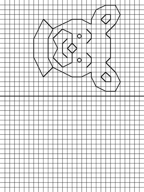 Page 111 | Mathématiques, Quadrillage, Dessin avec Coloriage Magique Quadrillage