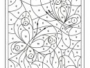 Papillons Et Fleurs - Tidou.fr pour Coloriage Magique Quadrillage