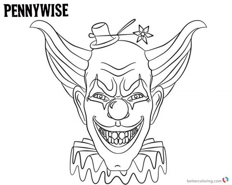 pennywise coloring pages