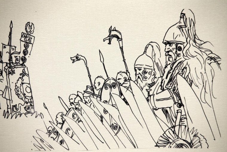 Photos. Découvrez Les Premiers Dessins De La Bd &quot;Ad Romam&quot; Qui Retrace destiné Dessins De Francois Place Coloriage