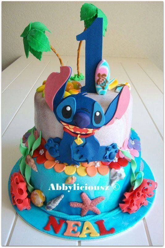 Pin By Amy On Cake Inspiration | Stitch Cake, Lilo And Stitch Cake concernant Facebookcom/Disneysitich
