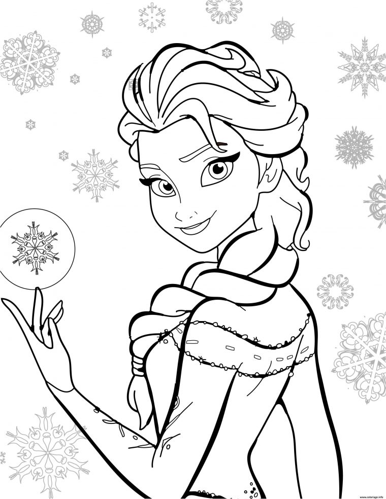 Pin On Coloriage Princesse destiné Dessin Coloriage A Imprimer Reine Des Neiges