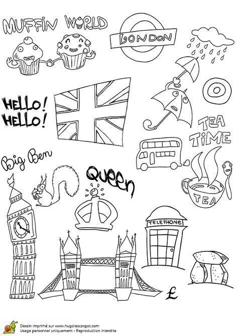Pin On Printables intérieur Big Ben Dessin Page De Garde En Couleur