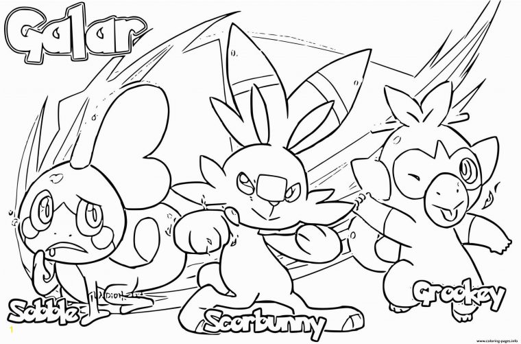 pokemon starter coloring pages