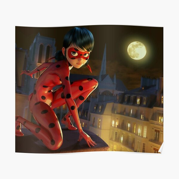 Posters Sur Le Thème Miraculous Ladybug | Redbubble à Ladybug A Decouper