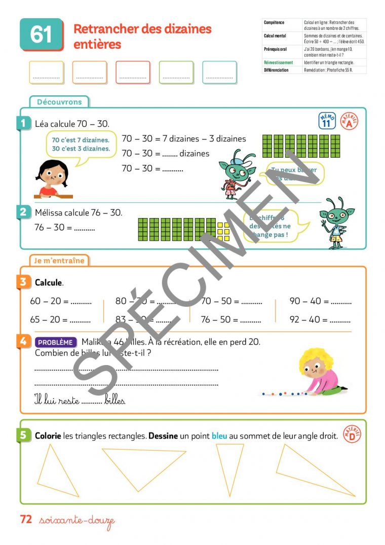 Pour Comprendre Les Maths Ce1 – Édition 2019 – Fichier + Mémo – Calameo encequiconcerne Calameo Ce1 Math