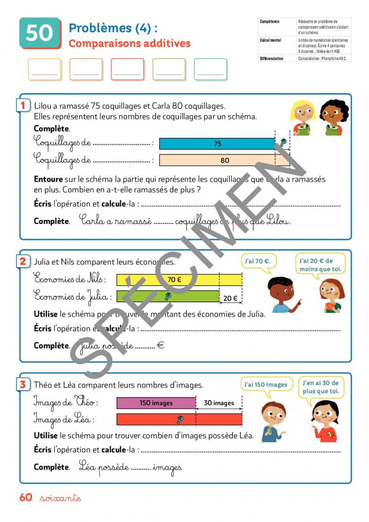 Pour Comprendre Les Maths Ce1 – Édition 2019 – Fichier + Mémo – Calameo tout Calameo Ce1 Math