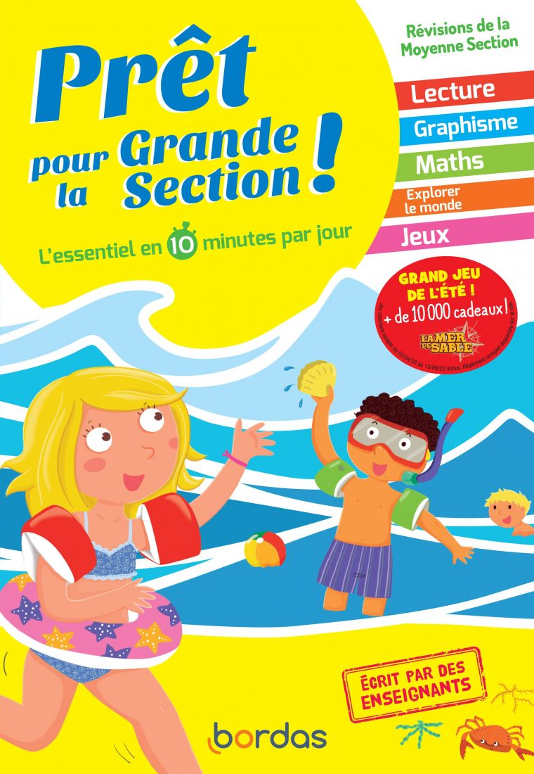 Prêt Pour La Grande Section – Cahier De Vacances | Cahier De Vacances dedans Coloriage Maternelle Pdf 6E
