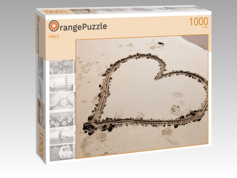 Puzzle "Herz" | Orangepuzzle | Orangepuzzle concernant Putzzle 4 Teile Herz