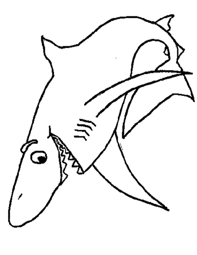 Requin Dessin – Clipart Best pour Dessin A Colorier Facile Requin
