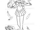 Sailor Mars Oiseaux Est Un Coloriage De Sailor Moon intérieur Pitch Coloriage Magique