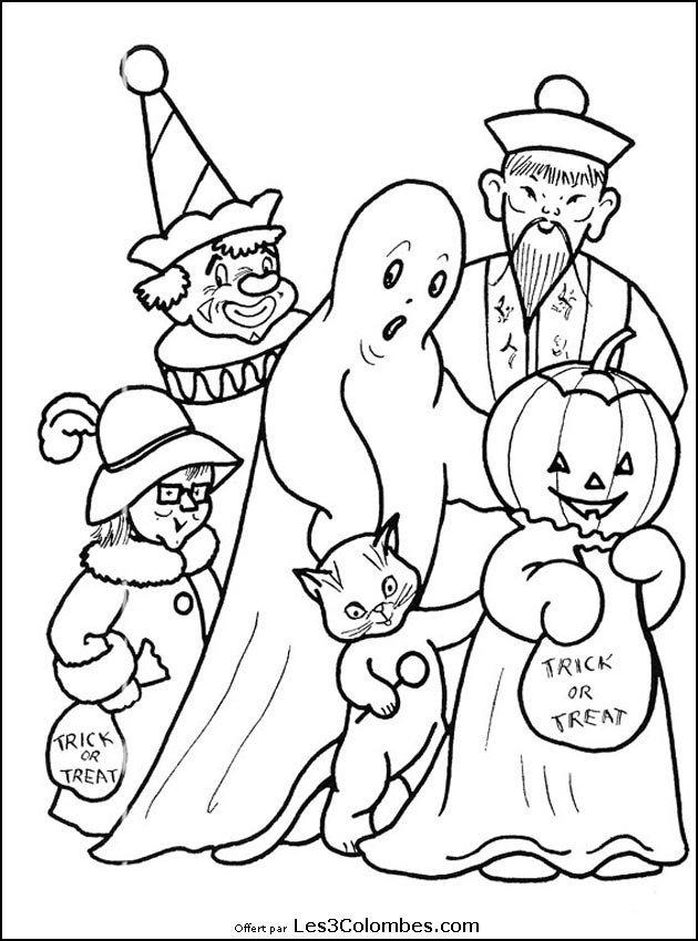Sélection De Dessins De Coloriage Halloween À Imprimer Sur Laguerche encequiconcerne Coloriage Halloween A Imprimer Grautit