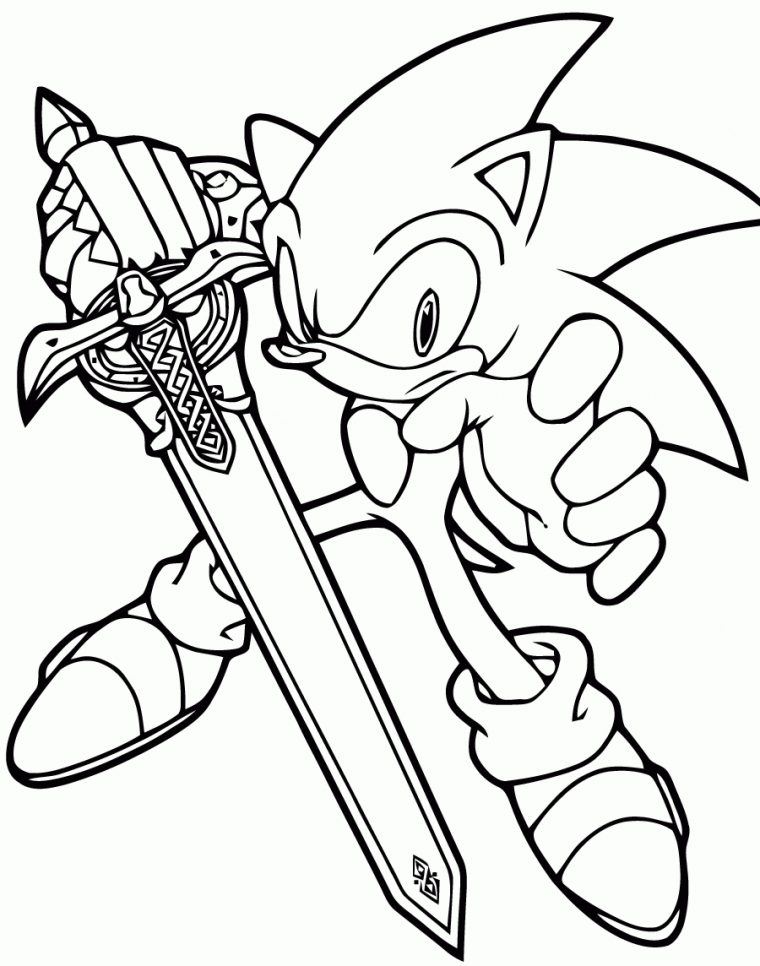 Suppr – Coloriage Sonic Le Hérisson – Coloriages Pour Enfants tout Dessin A Colorier A Imprimer Sonic
