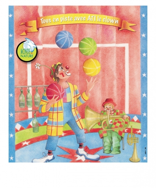 Tous En Piste Avec Ati Le Clown – Contenu Pédagogique Sur Le Cirque avec Objectif Pédagogique Coloriage Magique