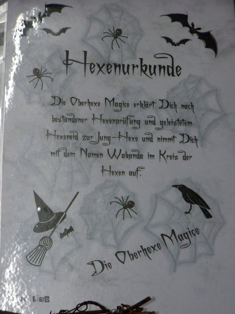 Urkunde Hexen Und Magier | Halloween Kindergeburtstag, Einladung avec Geburtstagsurkunden Kostenlos Ausdrucken