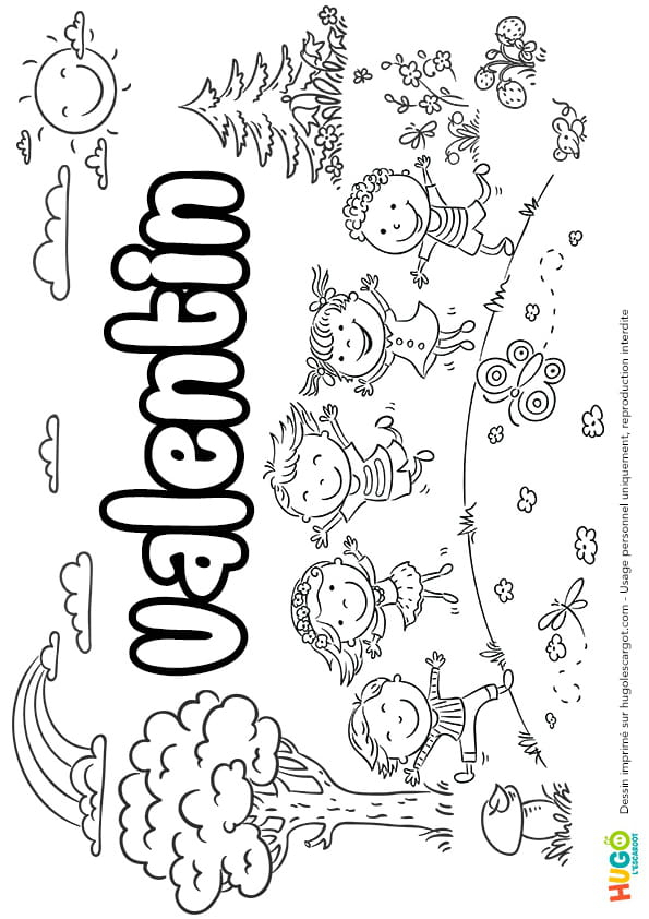 Valentin Prénom De Garçon Version 4 concernant Hugo L'Escargot 4 Coloriage Valentin Prénom De Garçon Version 4 concernant Hugo L'Escargot 4 Coloriage
