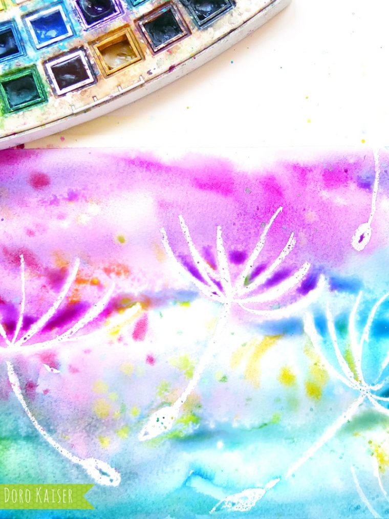 Wunderbare Pusteblumen Mit Wasserfarben Malen – Handmade Kultur pour Malen Mit Wasserfarben Bilder