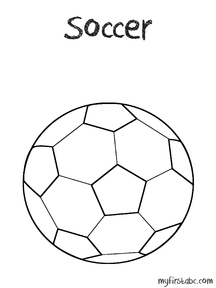 coloring pages of soccer balls