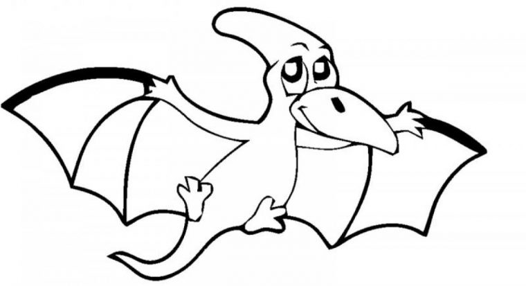 pterodactyl coloring page
