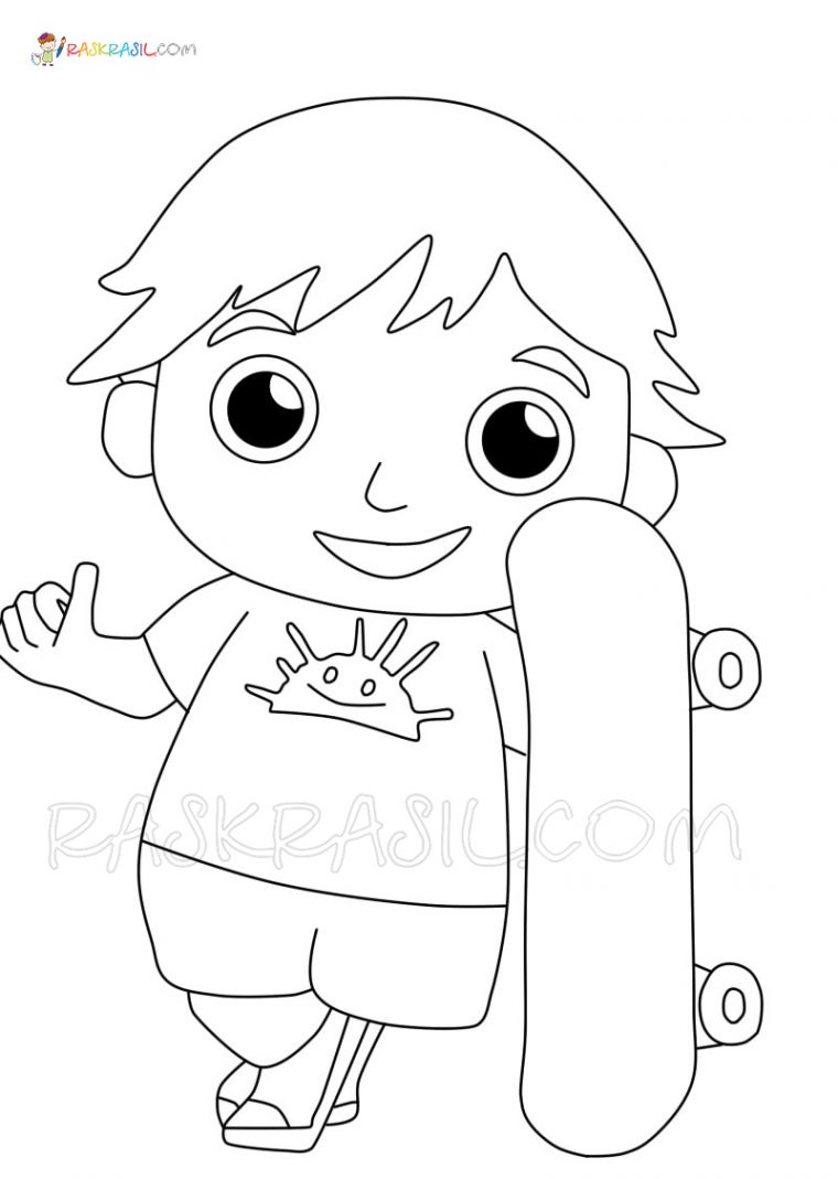 ryans world coloring pages
