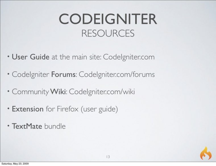 user guide codeigniter