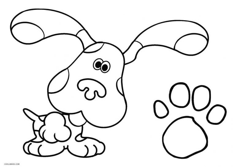 blues clues coloring page