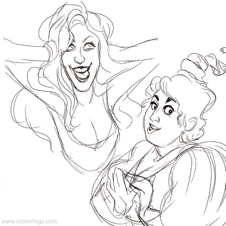 hocus pocus color pages