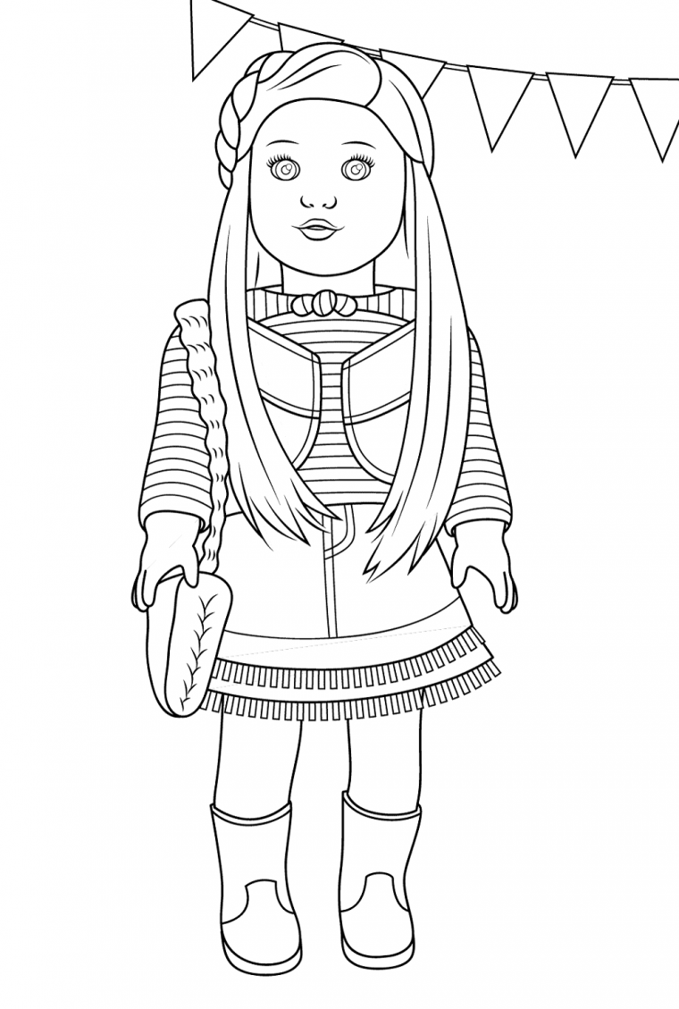 doll coloring pages
