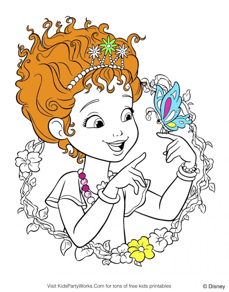 fancy nancy color pages
