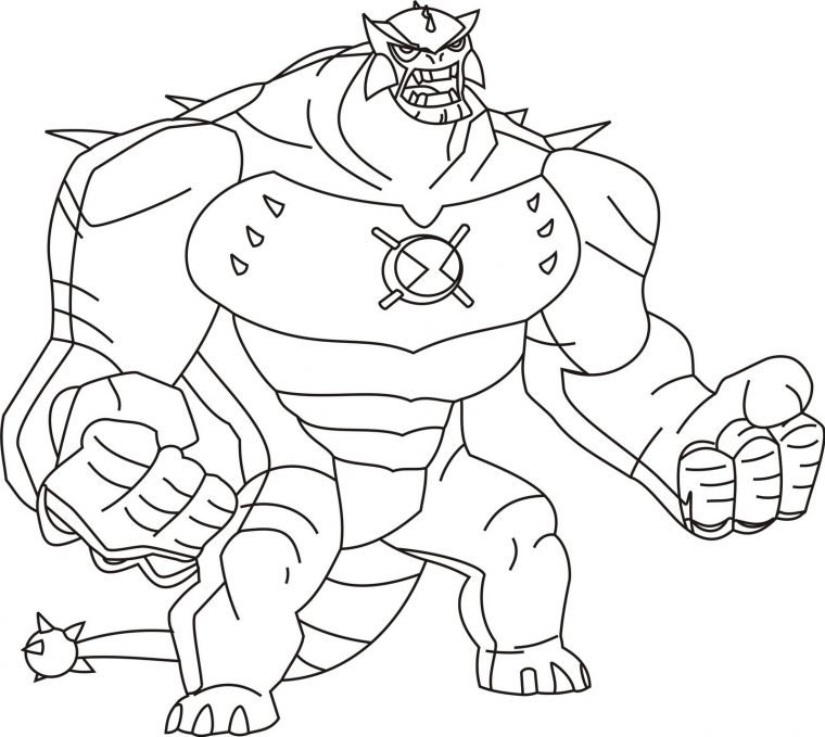 coloring pages for ben 10