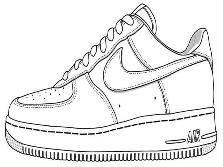 air force 1 color page air force 1 color page