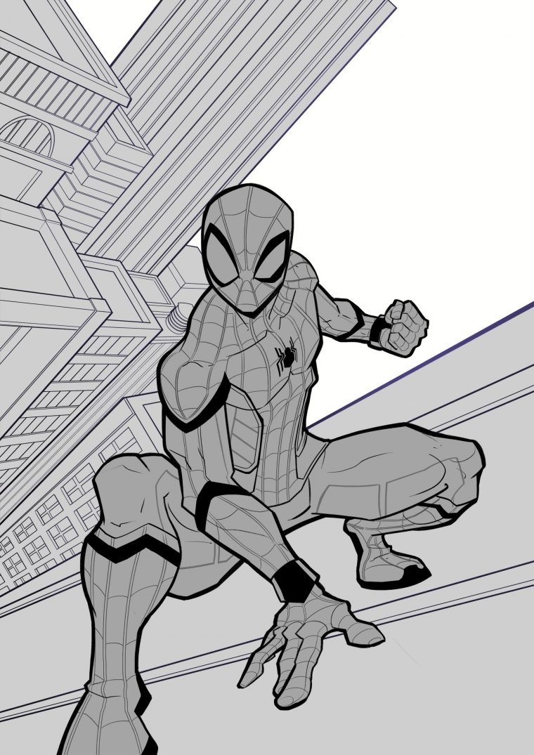 spider man no way home coloring pages free