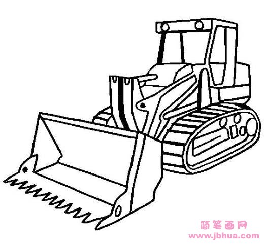front loader coloring page