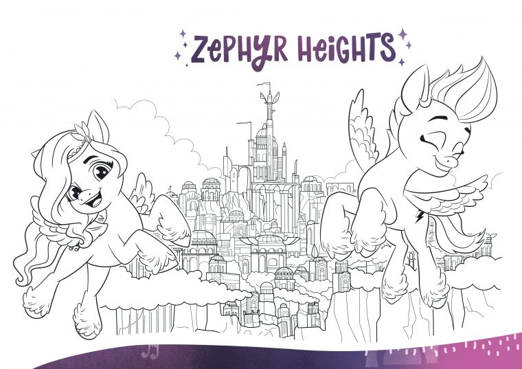 new generation my little pony coloring pages