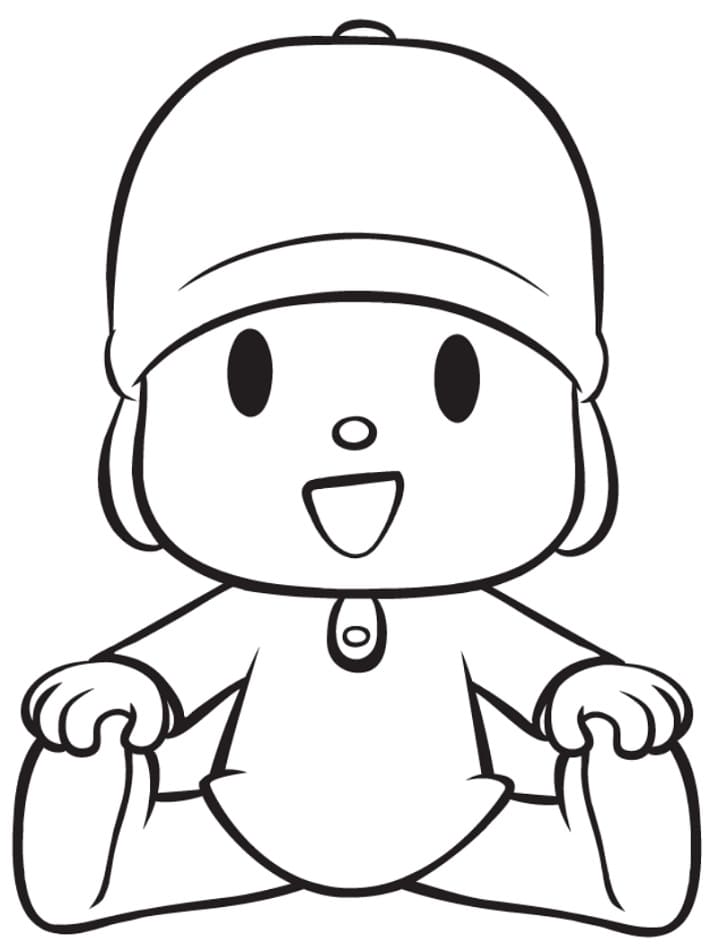 pocoyo and friends pocoyo coloring pages