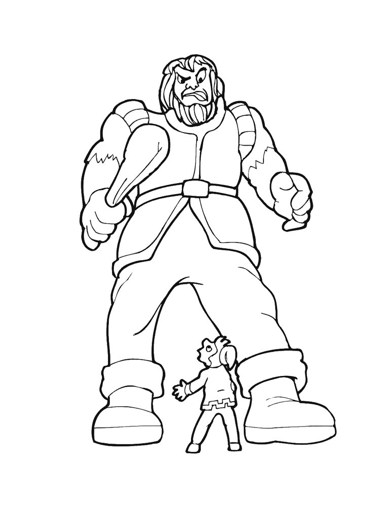 giants coloring pages