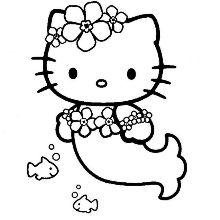 kitty fairy coloring page